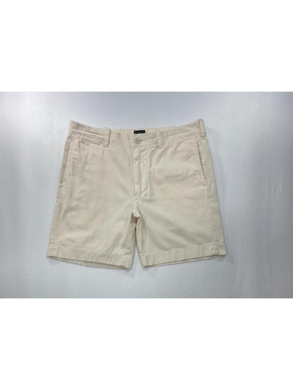 J Crew Flat Front Chino Shorts Men Beige 32